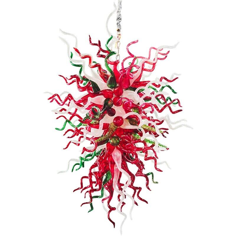 Multicolor Tree Branch Chandelier Handblown Glass For Loft Art Living Room Home